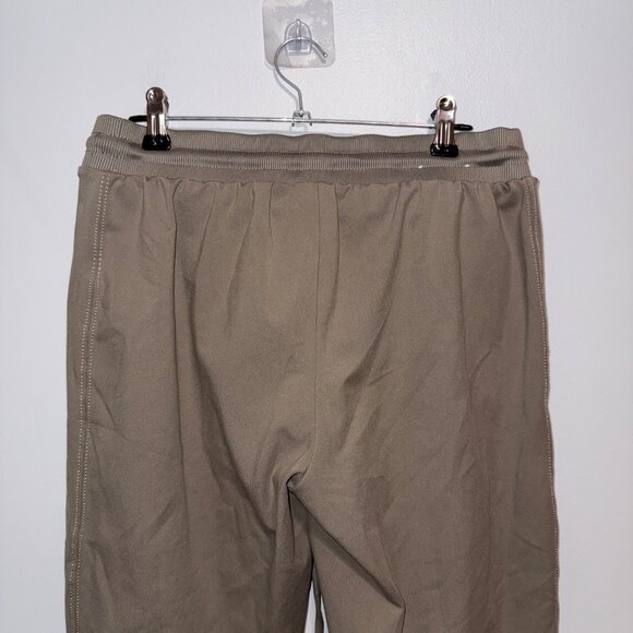 Rachel Zoe Womens Jogger Pants S Tan Ribbed Cuffs Drawstring Waist - Picture 6 of 6